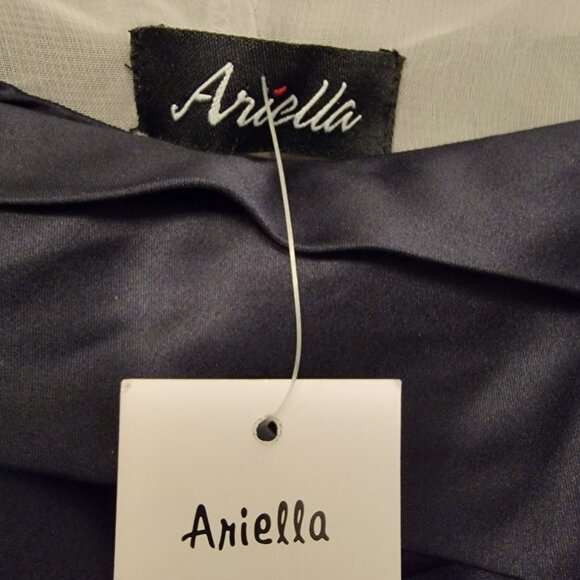 Ariella Dress Lined Black Grey Polyester Womens Size Small NEW NWT - Picture 3 of 9